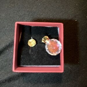 Double sided Christmas ornament earrings